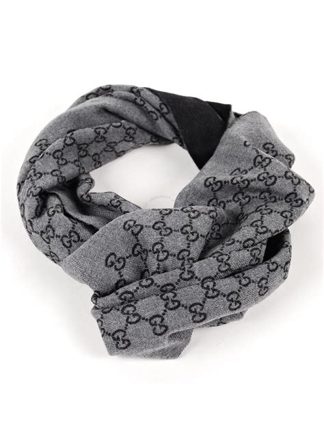 gucci scarf anthracite